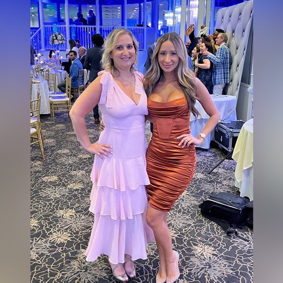 Light Pink Tiered Dress - Picture 7 of 7